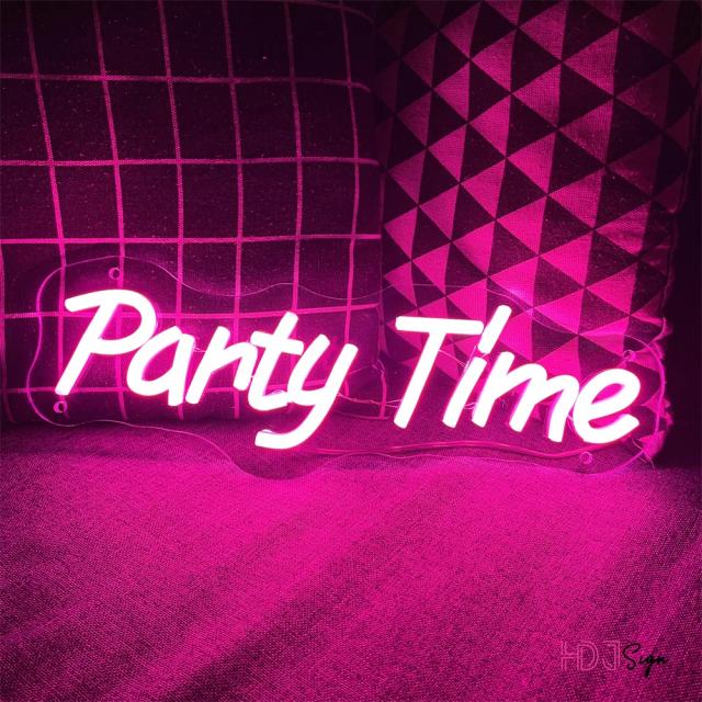 Festa Neon: Luminárias LED para Decoração de Aniversário e Casamentos com Arte de Parede Iluminada