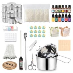 Kit de fabricação de velas, pote de derramamento, adesivos, fixador de velas, ferramentas artesanais, faça você mesmo, velas de cera de aromaterapia, conjuntos de ferramentas de fabricação - Image 1