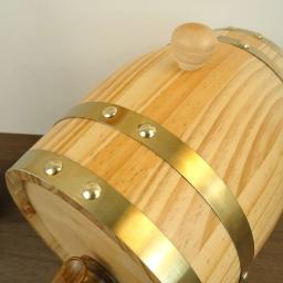 Barril de envelhecimento de carvalho americano feito à mão premium personalizado ótimo para uísque cerveja vinho bourbon tequila e rum para casas - Image 3