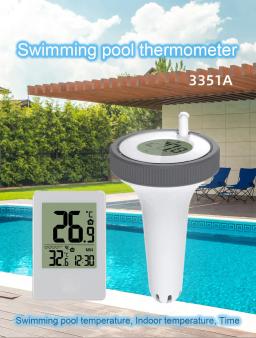 Termômetro Flutuante Digital para Piscina Banheiros Aquário e Pias, Termômetro Flutuante - Image 6