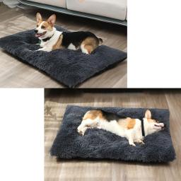 Lavável Plush Anti-Ansiedade Quente Dog Bed Almofada, Dormir Mat, Confortável Pet Mats, pequeno, médio, cães grandes, macio Pet Colchão - Image 3