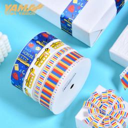 YAMA-Fita do dia das crianças, Escola Prom Celebração Artesanato, DIY Presentes Embrulho, Decoração do partido, 9mm, 16mm, 25mm, 10 jardas por rolo - Image 4