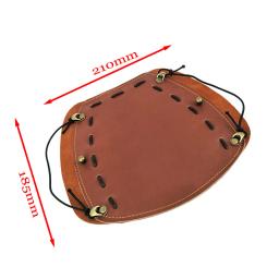 1pc novo couro armguards tiro com arco esporte acessórios de proteção tiro com arco braço guarda protetor - Image 3