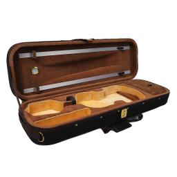 Caso Shell armazenamento duro violino com higrômetro, Instrumento Musical Proteção Bag, 4/4 Tamanho - Image 2