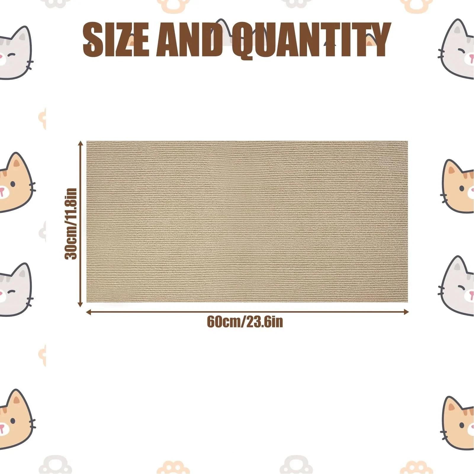 Criativo Cat Scratch Board para gatinho, Garra de moagem, Scratcher Mat, Tapetes de sofá, Protetor de móveis - Image 1