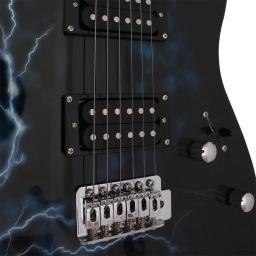 Guitarra Elétrica com Bolsa Strap, Maple Lightning, 6 Cordas, 39 Polegada, 21 Trauts, Necessário, Peças e Acessórios - Image 4