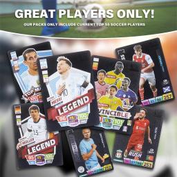 World Football Stars Gold Foil Card, Contém 55 das maiores estrelas de futebol do mundo, Cartão de coleção, grande presente, 55pcs - Image 6