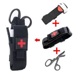 Torniquete Kit de Primeiros Socorros Molle Survival Set Pouch, Titular de Enfermagem, Equipamento Médico, Tesoura Saco, Equipamento ao ar livre - Image 1