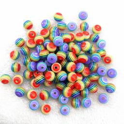 Contas de resina redondas e transparentes para fazer jóias, 6mm, 8mm, espaçador, diy, diy, diy, diy, acessórios de vestuário, novo, 50pcs - Image 2