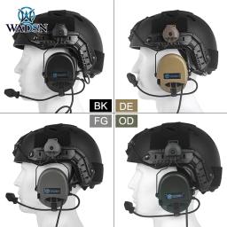 SORDIN Headset WADSN Tactical Capacete Fone De Ouvido Com Microfone Suporte Rápido Adaptativo Cancelamento De Ruído Caça Tiro Headphone - Image 5