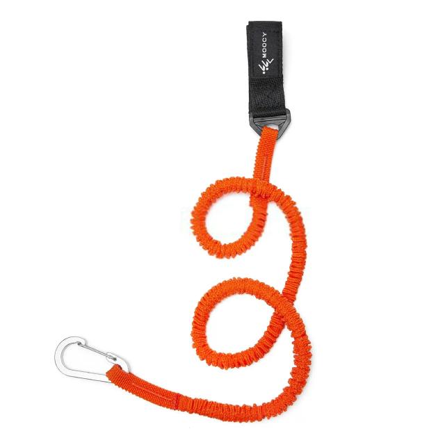 Lanyard Ajustável para Remo de Caiaque, Corda de Segurança para Canoas e Barcos com Carabinador para Pesca