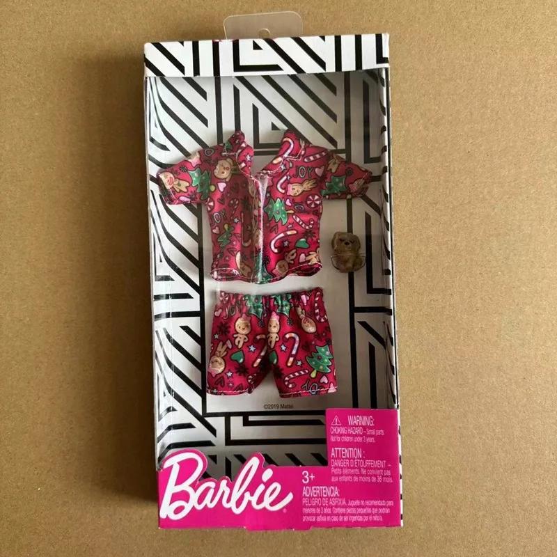 Autêntico barbie boneca moda conjunto de roupas guarda-roupa vestir-se meninas brinquedo acessórios crianças playtime bonecas realistas - Image 1