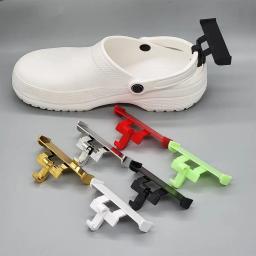 Fivela para sandálias croc, acessórios sapatos, clipe decoração, chinelo, cauda, decoração, 2pcs - Image 5