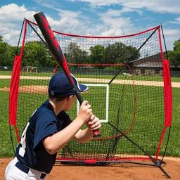 Baseball portátil Backstop Net, Rede De Prática De Beisebol, Batendo Pitching, Rede De Treinamento De Rebatidas, acessórios de beisebol - Image 1
