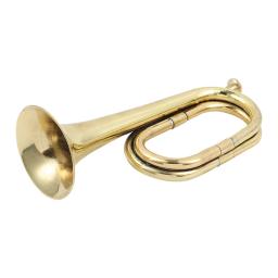 Trompete Carga Corneta para Crianças, Instrumento Musical Premium, Profissional Copper Alloy Horn, Vento - Image 2