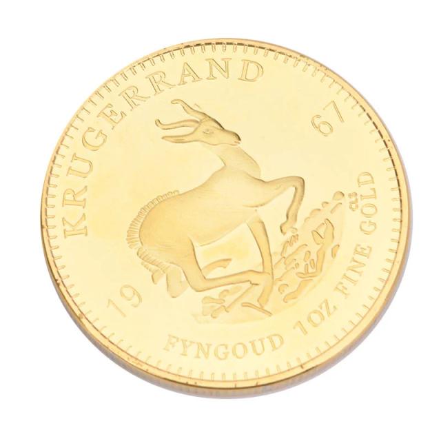 Réplica Ouro Krugerrand Sul-Africana Prop 4cm