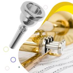 Liga De Cobre Alto Trombone Bocal, Shank Pequeno Trompete, Instrumento De Música, Tenor Acessórios, 12C - Image 3
