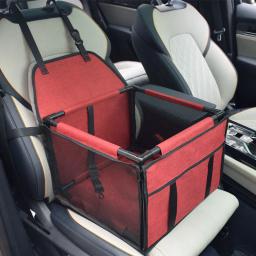 Impermeável Viagem Car Seat Cover para cães pequenos e médios, Pet Carriers Bag, Gato Transporte Hammock, Cesta de assento de carro - Image 2