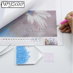 Full Square Crystal Diamond Painting, Mosaico Bordado, Ponto Cruz, Arte Budista, Home Decor, DIY, AB, 230817, Kits de Presente, 5D - Image 6