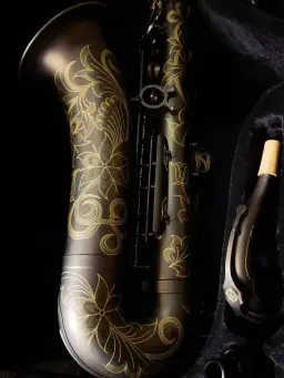 Japonês Suzuki Saxofone Tenor, Bb Tune, Antique Cobre Shell Decoração, Instrumento Musical Profissional, Acessórios Caso, Preto - Image 3