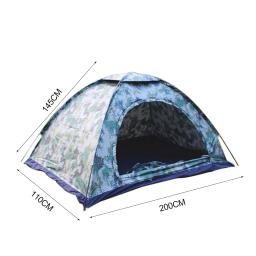 Camuflagem Chuva Tarp Proof para 2 Pessoas, Outdoor Camping Tendas, Ventilação Janela, Malha, Caminhadas e Acessórios de Viagem - Image 4