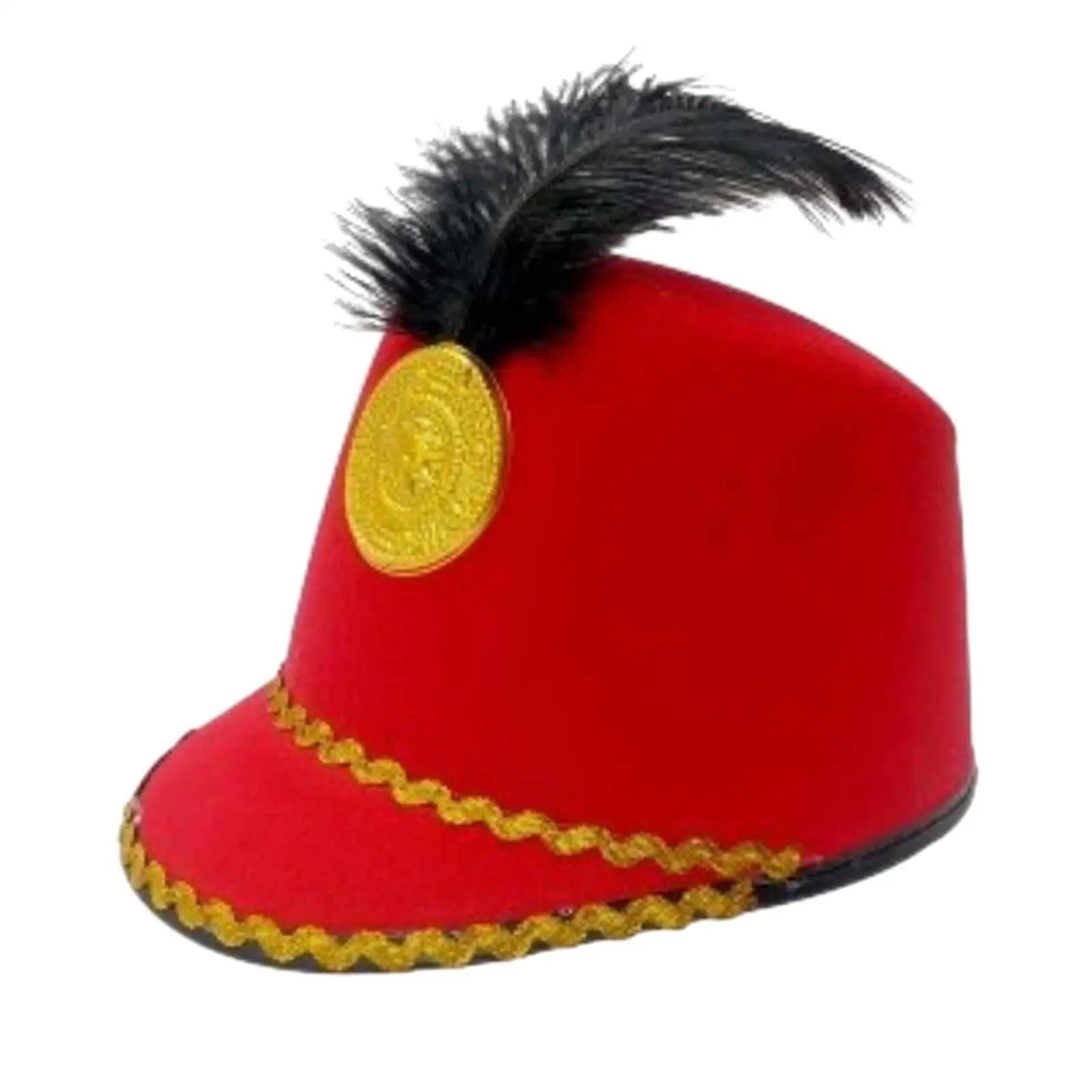 Chapéu de banda de marcha americana, chapéu principal de tambor para festas de eventos de performance de palco - Image 1