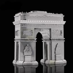 Triunfal arco-como 3d metal puzzle, corte a laser modelo kits, brinquedo diy para crianças - Image 2
