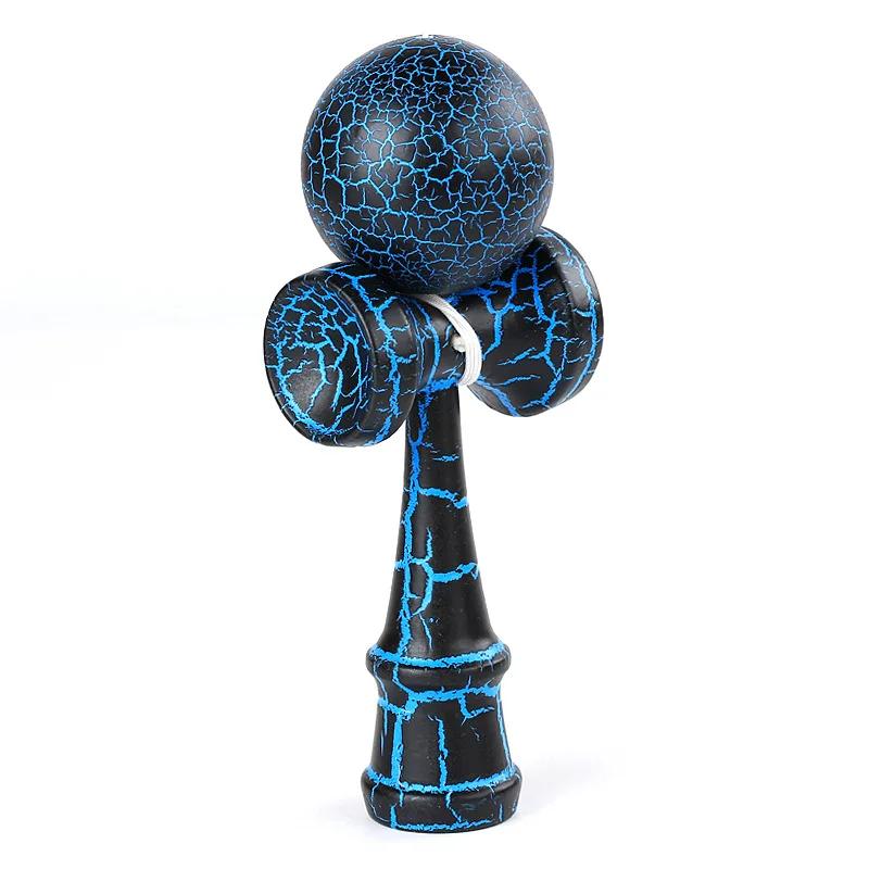 Kendama profissional brinquedo bola de madeira brinquedo esportes ao ar livre crianças e adultos ao ar livre bola esportes crack faia madeira design colorido - Image 1