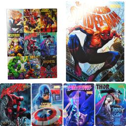 DIY Cartão Caseiro Coleção, Marvel Comics, Homem de Ferro, Thor, Steve Rogers, Presente de Natal e Aniversário, Brinquedos Jogo, Conjunto 9PC - Image 1