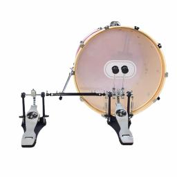 Auto-adesivo Almofadas de Pedal do Tambor, Protetora Drum Cabeça Reforço Adesivo, Drumhead Patch, Protetores de percussão, 2pcs - Image 4