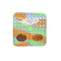 Dog Slow Feeders Mats, Lick Mat, Tédio, Redução da Ansiedade, Perfeito para Comida, Iogurte, Amendoim, Manteiga, Alternativa para Slow Feed Dog Bowl - Image 4