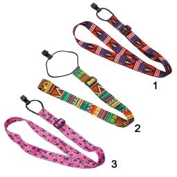 Ajustável poliéster guitarra cinta, estilo étnico, Ukulele Acessório - Image 2