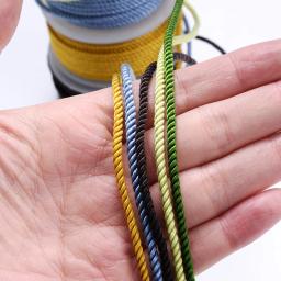 Milan fio para fazer jóias, 1,5mm, 37 cores, trançado, frisado, pulseira, colar, borla, acessórios diy - Image 3