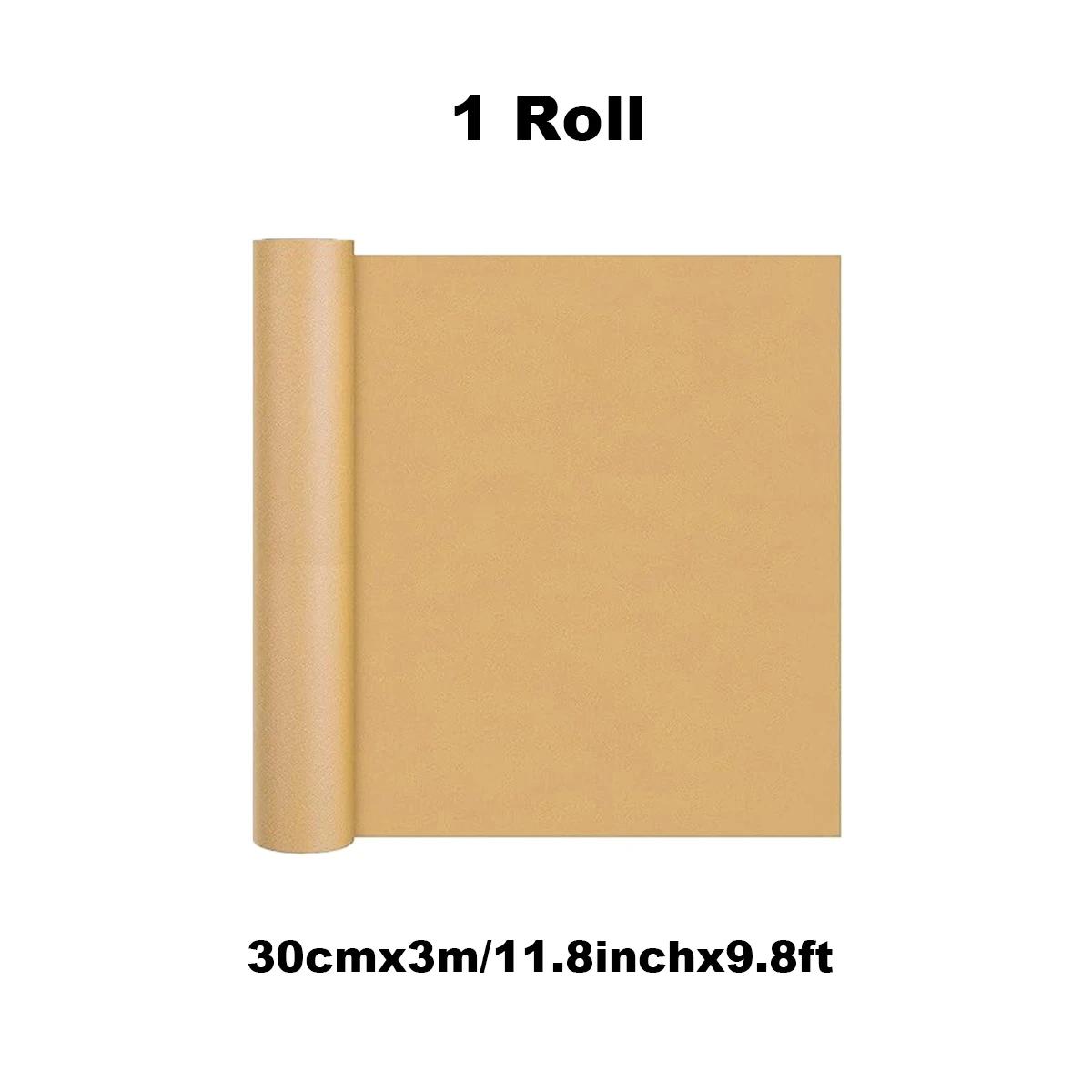 Rolo De Papel De Embrulho, Adequado Para Embalagem De Presente Embalagem Transporte Artesanato, Rolo De Papel Kraft Brown 30cm 11,8" - Image 1