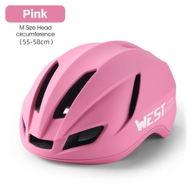 Capacetes de Ciclismo Rosa com Luzes LED Leves e Seguros para Casais e MTB