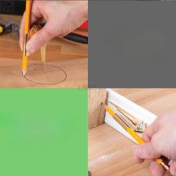 Máquina de marcação bússola para madeira, preciso Scriber, contorno, casa, ferramenta de instalação personalizada, DIY, novo - Image 6