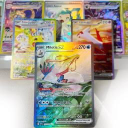 Surging Sparks PKM Cartões PTCG2-A GX Rainbow Latia Milot Holográfico Ex GX Coleção Rara Brinquedos de Batalha Presentes para Hobbies - Image 4