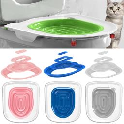 Kit De Treinamento De Banheiro De Plástico Para Gatos, Tapete Reutilizável, Treinador De Banheiro Para Animais De Estimação, Produto De Limpeza, Cachorro e Gatos - Image 2