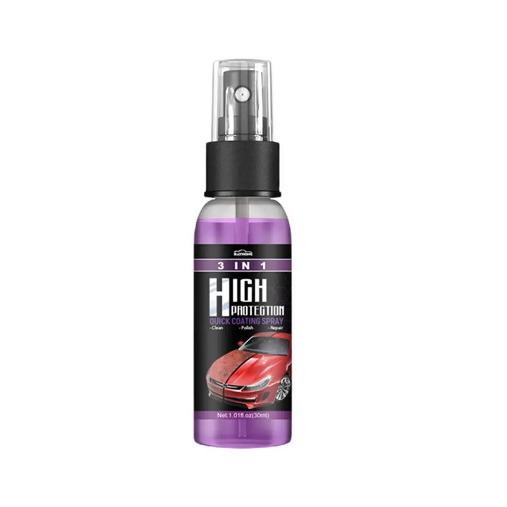 Car Nano Ceramic Coating Spray, polimento automático, pulverização de cera, alta proteção, pintura do carro, reparo do risco, 100ml, 3 em 1 - Image 1