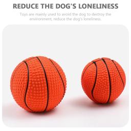 Brinquedo de basquete para animais de estimação, brinquedos para cães pequenos, suprimentos de som, prático, molar esférico, macio, interativo, mastigação, mordaça, linda emulsão - Image 6