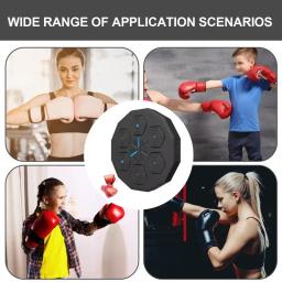 Smart Music Boxing Machine Wall Target, LED iluminado Sandbag, reação relaxante, alvo de treinamento para esportes, reação de agilidade - Image 5