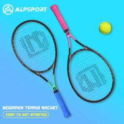 ALP raquete de tênis Raquete composta de carbono Iniciante Adulto Profissional Com bolsa de tênis e bola de tênis Pode ser vendido por atacado Não é pior que Wilson e YONEX - Image 2