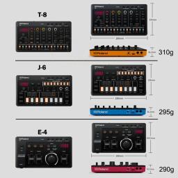 Estúdio de sintetizador portátil, Roland T-8 Beat Machine, E-4 Voice Tweaker S-1 Tstrong Synth J-6 Chord Synth, Aira Comp, T 8 E 4 S 1 - Image 6