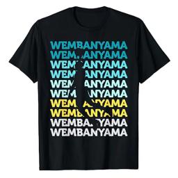 Wembanyama-Camiseta gráfica de basquete, camiseta de fã de basquete, jogador de basquete, roupas esportivas masculinas, presente do marido e dos meninos - Image 1