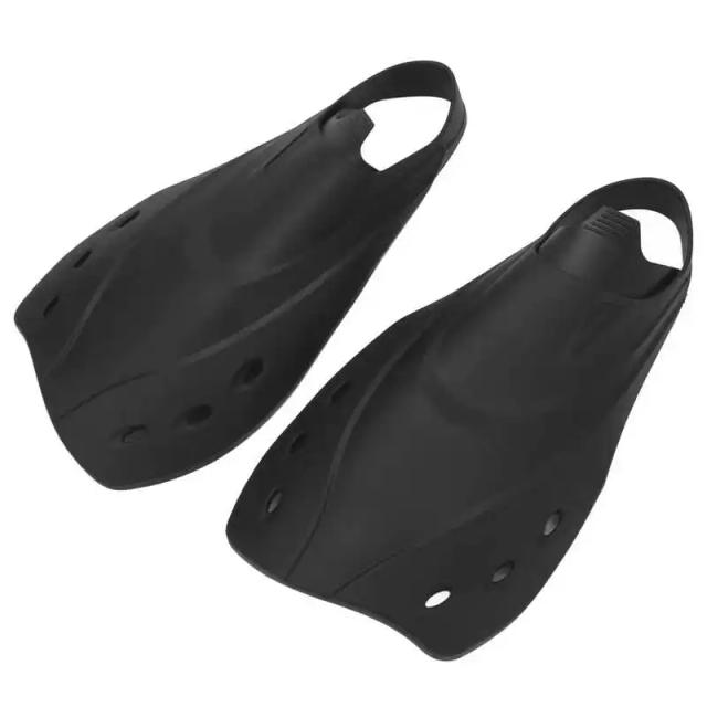 Nadadeiras Curtas Ajustáveis Unisex para Natação e Mergulho Profissional - Equipamento Ideal para Snorkeling e Treinamento, em TPR, 1 Par