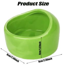1pc adorável hamster comida de cerâmica comida lanche alimentador para pequenos animais de estimação esquilo cobaia porco chinchila furão coelho tigela supplie - Image 6