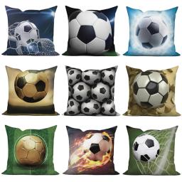 Futebol Imprimir Fronha, Capa Almofada, Sofá, Carro, Home Decor - Image 1