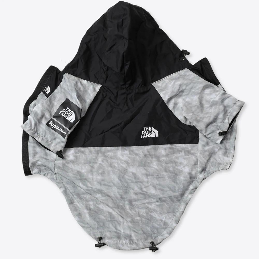 Suprempet pet cão jaqueta de chuva roupas cachorro à prova de vento trajes do cão para cães grandes à prova dwaterproof água roupas para animais estimação bulldog francês casaco - Image 1