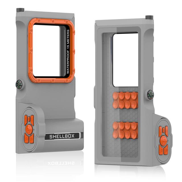 Caso impermeável de mergulho para Samsung S24 Ultra, S23 FE, S22, S20 Plus, A53 e A73 - ideal para natação e esportes ao ar livre, resistente até 15m e compatível com dispositivos de 6,9 polegadas