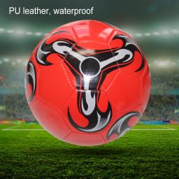 Bola de futebol impermeável costurada a máquina antipressão para crianças, bolas de futebol profissionais, couro PU azul, tamanho 5, esportes - Image 3